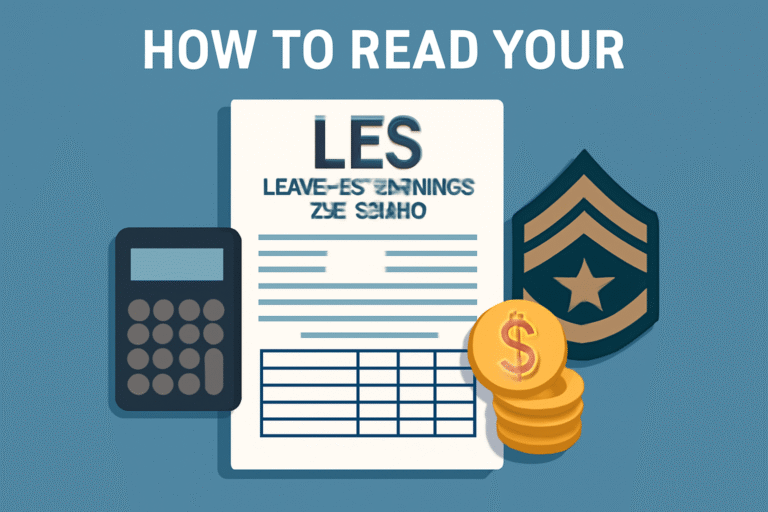 How to Read Your Leave and Earnings Statement (LES) ?